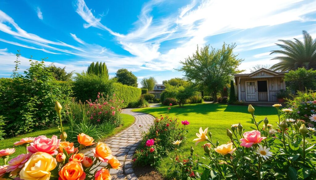 cheerful backyard cheerful backyard